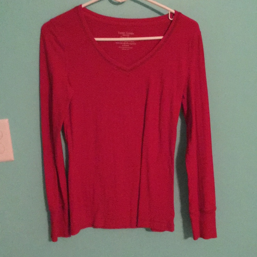 Red Long Sleeve Shirt